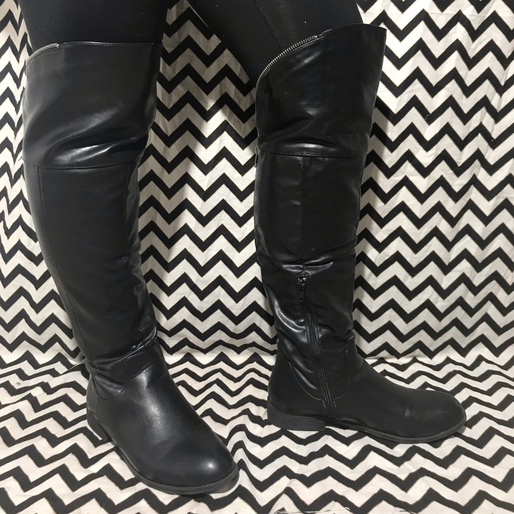 Knee High black boots